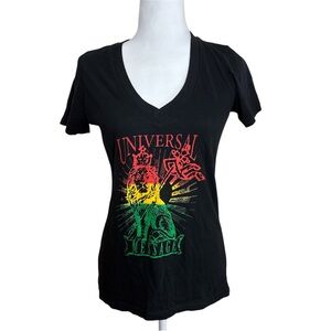 Ridden Driven Universal Message fitted Graphic tee Women’s size L